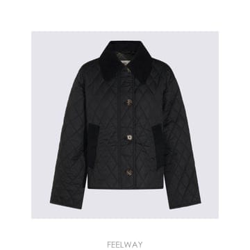 인더샵 Barbour 바버 블랙 자켓