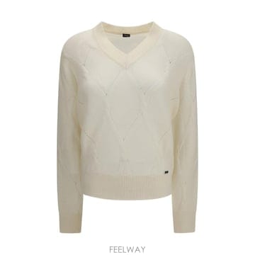 인더샵 Kiton 키톤 아이보리 니트