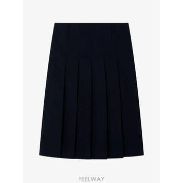 당일배송 아페쎄 플리츠 미디 스커트