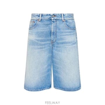 당일배송 메종마르지엘라 데님 버뮤다 쇼츠