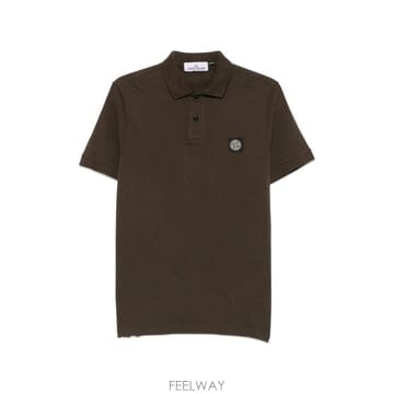당일배송 스톤아일랜드 로고 패치 폴로 셔츠