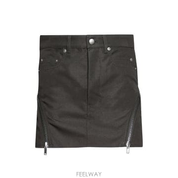 당일배송 릭오웬스 볼란 바나나 미니 스커트