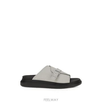 당일배송 Alexander McQueen 버클 클로저 레더 샌들