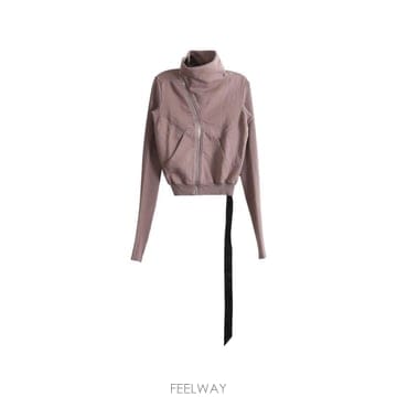 당일배송 릭오웬스 asymmetric zip up sweatshirt
