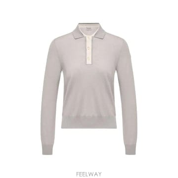당일배송 몽클레어 울 긴소매 폴로 셔츠