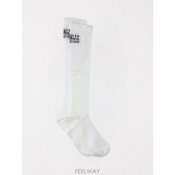 [A6] MM6 메종 마르지엘라 S52TL0038M13244 여성 양말 S52TL0038M13244-101