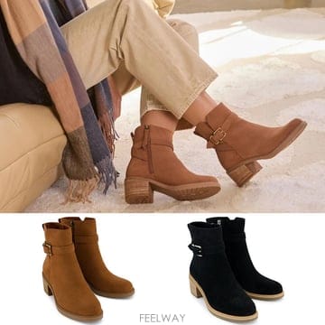탐스 부츠 앵클 여성 버클 헤일리 26FW