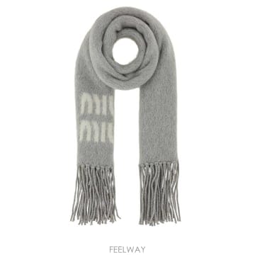 Miu Miu 26FW �̿�̿� �� ����� ���÷� 5FS0622CQD F0031 Grey26FW �̿�̿� �� ����� ���÷� 5FS0622CQD F0031 Grey