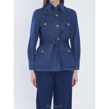 25SS 발렌티노 SAHARIANA IN 데님   SOLI 6B3DC03J94C558 TP570584450