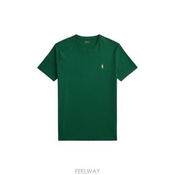 26FW 랄프 로렌 반팔 티셔츠 710671438 531 GREEN
