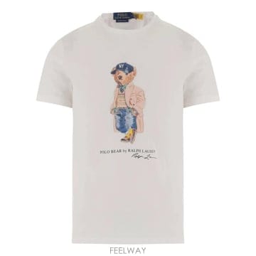 Ralph Lauren 26FW ���� �η� ���� Ƽ���� 710B30192 001 WHITE26FW ���� �η� ���� Ƽ���� 710B30192 001 WHITE