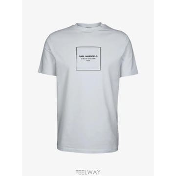 26 FW 칼라거펠트 로고 프린트 티셔츠 755033563221 TP457182567