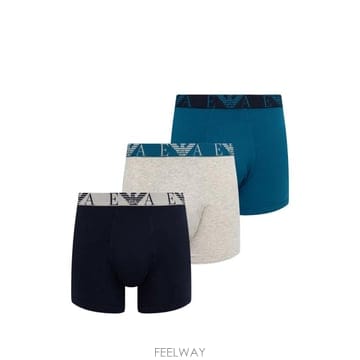 26 FW 아르마니 로고 밴드 복서 브리프 3팩 세트 EM000261AF25018 TP459087901
