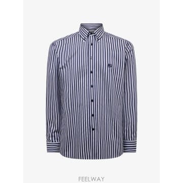 26 FW 에트로 스트라이프 버튼다운 코튼 셔츠 MRIB000499TR51A TP455300111