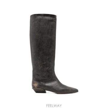 26 FW Paris Texas 베티나 디스트레스드 이펙트 레더 부츠 PX1363XVTAV TP4589400