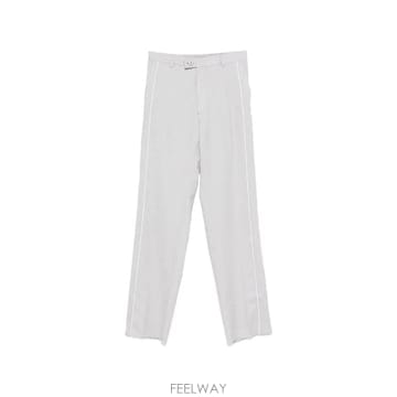 26 FW 마틴로즈 contrasting border tailored trousers MRSS22329WJ 