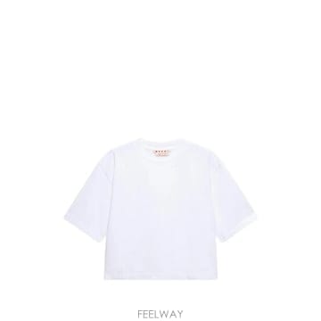 마르니 로고 패치 티셔츠