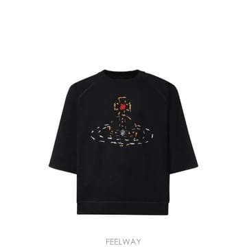 26 FW 비비안웨스트우드 래글런 반소매 스웨트셔츠 3I01001BJ00ASN401 TP457229694