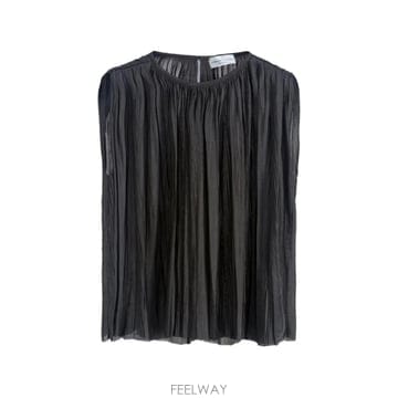 26 FW Roberto Collina 플리츠 민소매 탑 261FXA57038 TP454841679