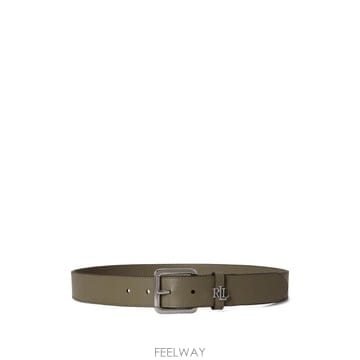 26 FW 로렌 랄프로렌 로고 장식 레더 벨트 412968765013 TP457937590