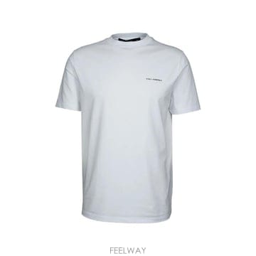 26 FW 칼라거펠트 로고 프린트 티셔츠 755042563221 TP457440188