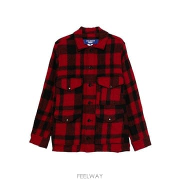 26 FW 준야 와타나베 체크 프린트 셔츠 재킷 WPJ009 TP458401198