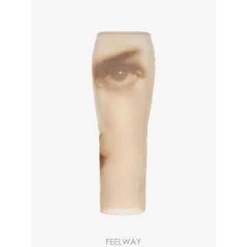 26 FW 장폴고띠에 롱 페이스 스커트 2604WSK086M032P TP458934048