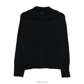 26 FW Roberto Collina 울 폴로 탑 253F36004 TP458933346