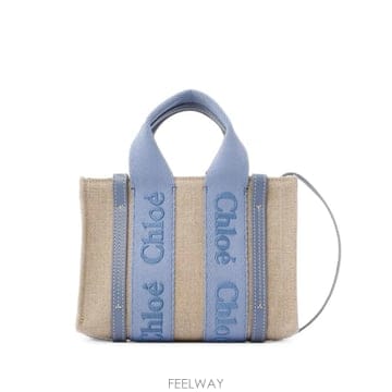 26 FW 끌로에 우디 로고 프린트 토트 백 CHC24UP237L17 TP457935375