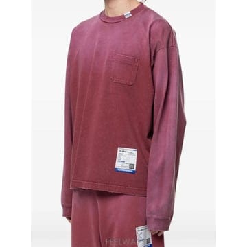 26 FW 메종미하라야스히로 썬 페이디드 라이크 디스트레스드 긴소매 티셔츠 I17LT525 TP4583996