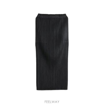이세이 미야케 플리츠 맥시 스커트