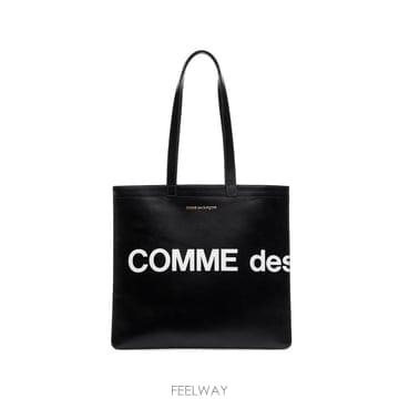 26 FW 꼼데가르송 로고 프린트 레더 숄더 백 SA9001HL TP458720391
