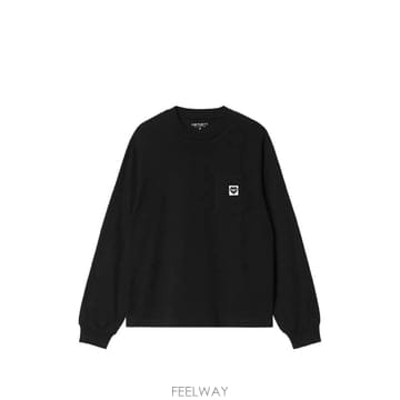 26 FW 칼하트 L S 포켓 스몰 하트 티셔츠 I037167 TP457186788