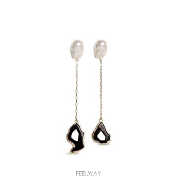 26 FW 에르뎀 pearl detail stone drop earrings AW26JE6300081000
