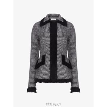 26 FW 니나리치 프린지 트리밍 트위드 가디건 26AMCR005ML0615 TP457330721
