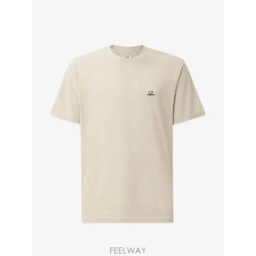 26 FW CP컴퍼니 30 1 저지 반소매 로고 패치 티셔츠 21CMTS726A005100W TP459129