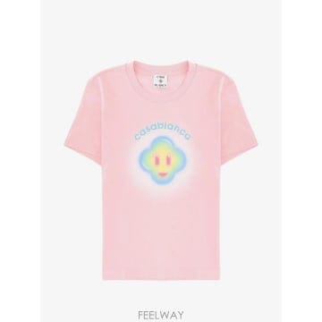 26 FW 카사블랑카 카사블랑카 로고 티셔츠 WSP26JTS02001 TP458980331
