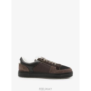 26 FW 아르마니 패널 스웨이드 스니커즈 EM005293AF23155 TP457215281