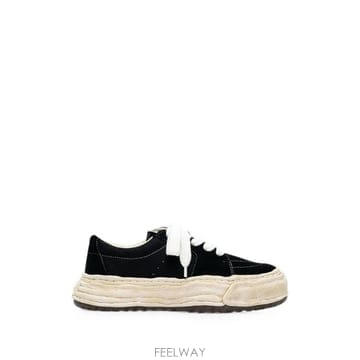 26 FW 메종미하라야스히로 에릭 OG 솔 오버다이 믹스 머티리얼 로우탑 스니커즈 A17FW706 TP457