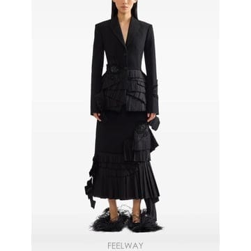 26 FW 에르뎀 embroidered ruffled blazer PF26J1070311000 TP45736