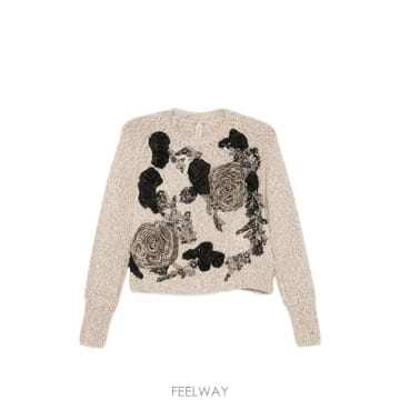26 FW 안토니오 마라스 플로럴 아플리케 시퀸 장식 스웨터 MMGL360 TP459078839