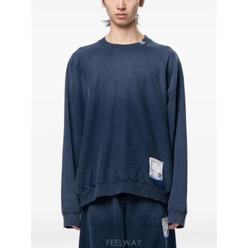 26 FW 메종미하라야스히로 썬 페이디드 라이크 디스트레스드 스웨트셔츠 I17PO522 TP458392411