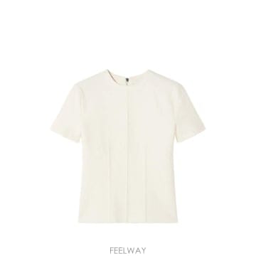 26 FW 랑방 패널 반소매 탑 RWTS0065K125A26 TP458392160