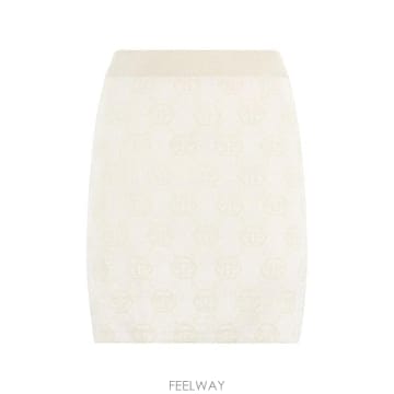 26 FW 필립플레인 모노그램 미니 스커트 FAFCWKV0101PTE076N TP457318288