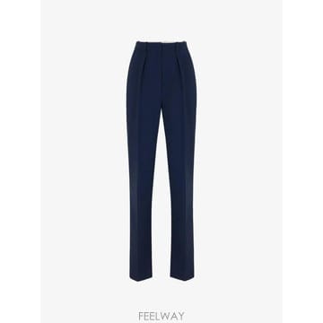 26 FW Elisabetta Franchi 크레이프 패브릭 경량 팬츠 PA19466E2 TP45757825