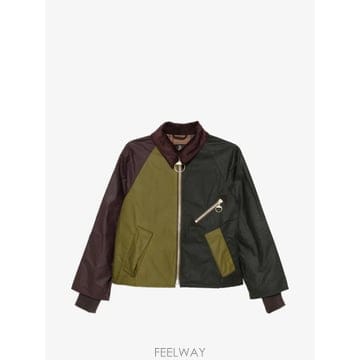26 FW 바버 컬러 블록 왁스 재킷 LWX1482OL33 TP457779242