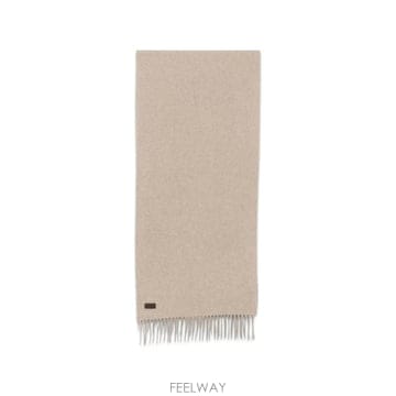 26 FW Canali 로고 패치 프린지 스카프 TF00334 TP457348894