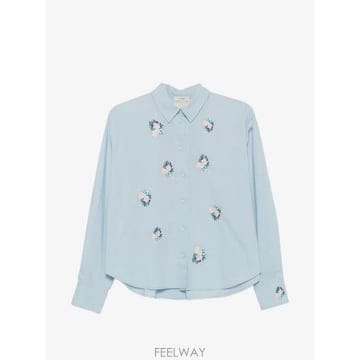 26 FW Forte Forte 플로럴 자수 긴소매 셔츠 15326MYSHIRT TP458510594