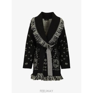 26 FW 알라누이 반다나 자카드 프린지 가디건 LWHB064E26KNI002 TP458821393