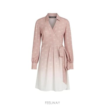 26 FW 칼라거펠트 옹브레 이펙트 미니 드레스 B3W13028C17 TP457701771